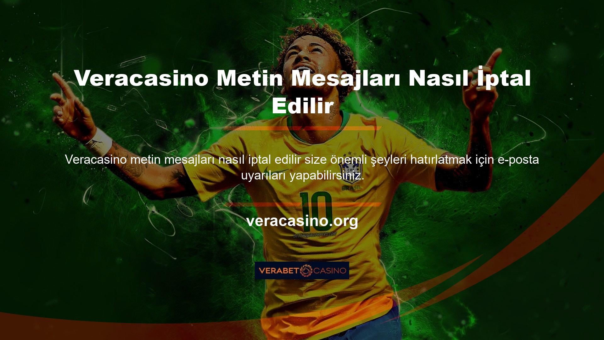Veracasino SMS kısa bir beceri ve sağlam bir uygulamadır